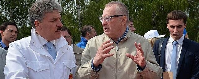 Жириновский посоветовал Зюганову оставить Грудинина в покое