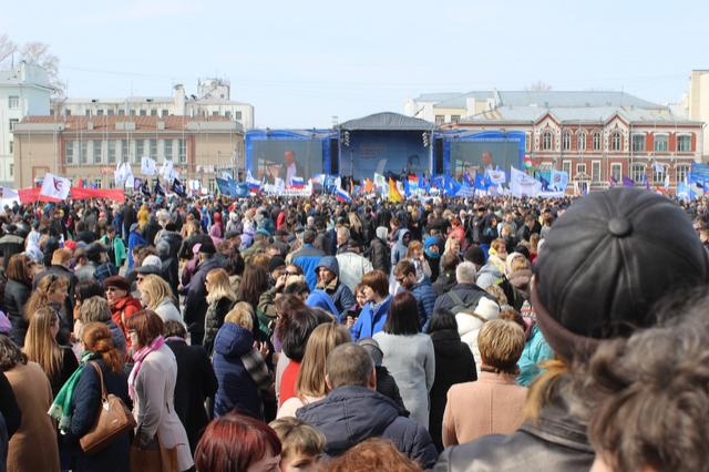 В Самаре 50 тысяч жителей приняли участие в митинге против террора