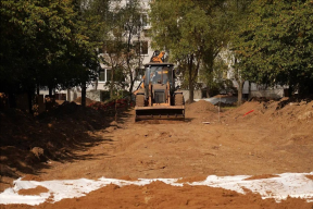 В микрорайоне Белая Дача в Котельниках к ноябрю откроется новый сквер