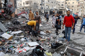 В секторе Газа при ударе ЦАХАЛ погибли 20 человек и ещё 155 получили ранения