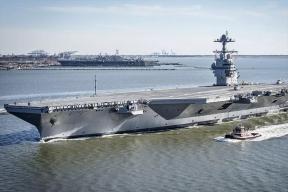 Моряки US Navy могли сами сжечь авианосец Gerald R. Ford, чтобы сбежать с Ближнего Востока