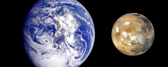 Геофизики предрекли столкновение Земли и Марса через миллиарды лет