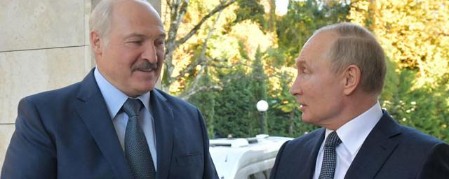 Путин поздравил Лукашенко с Днем независимости Белоруссии