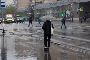 Из-за проливных дождей в Мурманской области объявили штормовое предупреждение