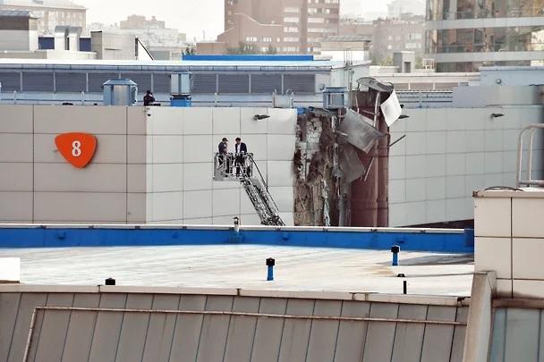 Беспилотник взорвался в Москве на «Экспоцентре»