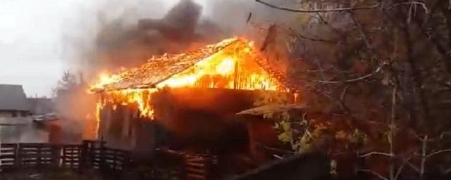 Жительница Новосибирска вытащила троих детей из горящего дома