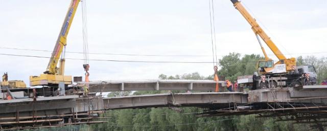 На Юбилейном мосту в Омске установят центральный пролет