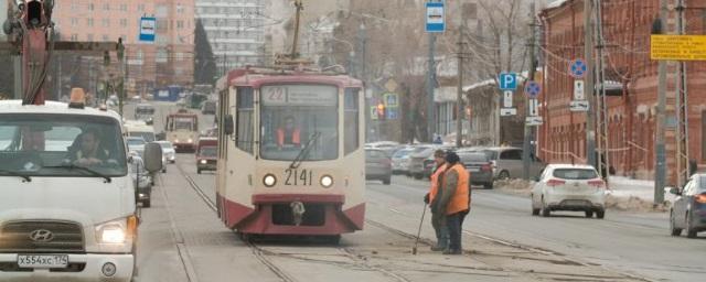 На центральной улице Челябинска построят 12 трамвайных платформ