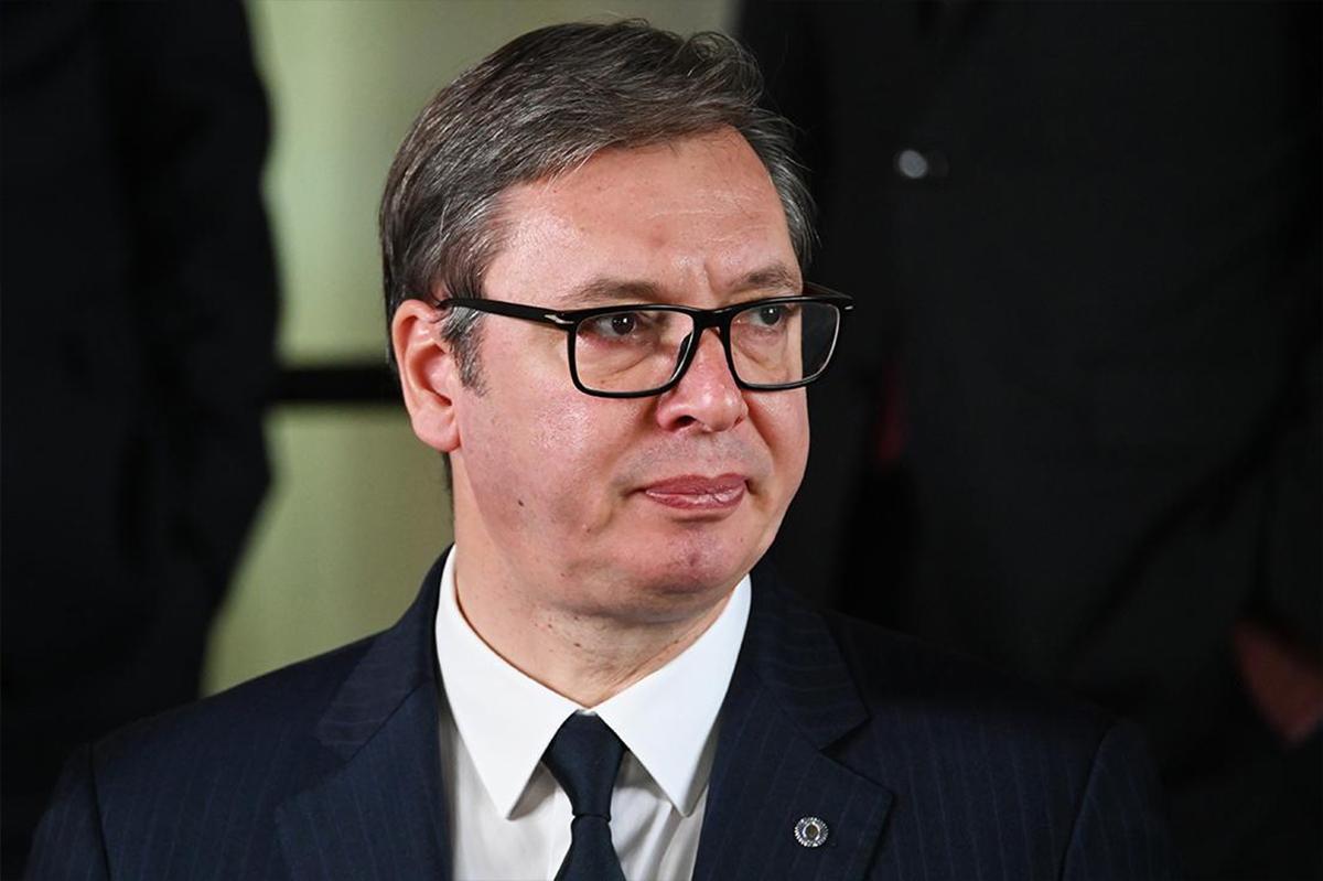 Вучич посетил Красную площадь в Москве