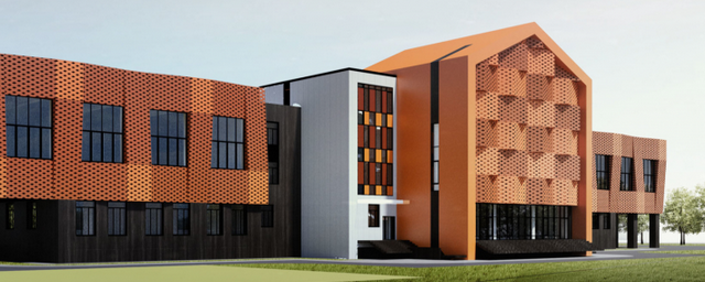 В новосибирском Академгородке строят новое здание гимназии