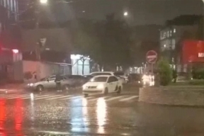 В Дагестане ливни затопили несколько улиц