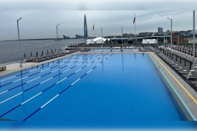 У Финского залива в Петербурге открыли крупнейший бассейн