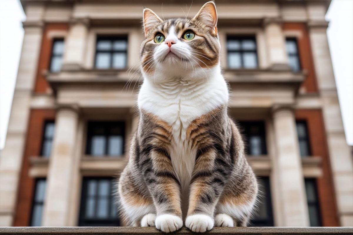 Кот Ларри не зашел в резиденцию на Даунинг-стрит вместе со Стармером и Зеленским