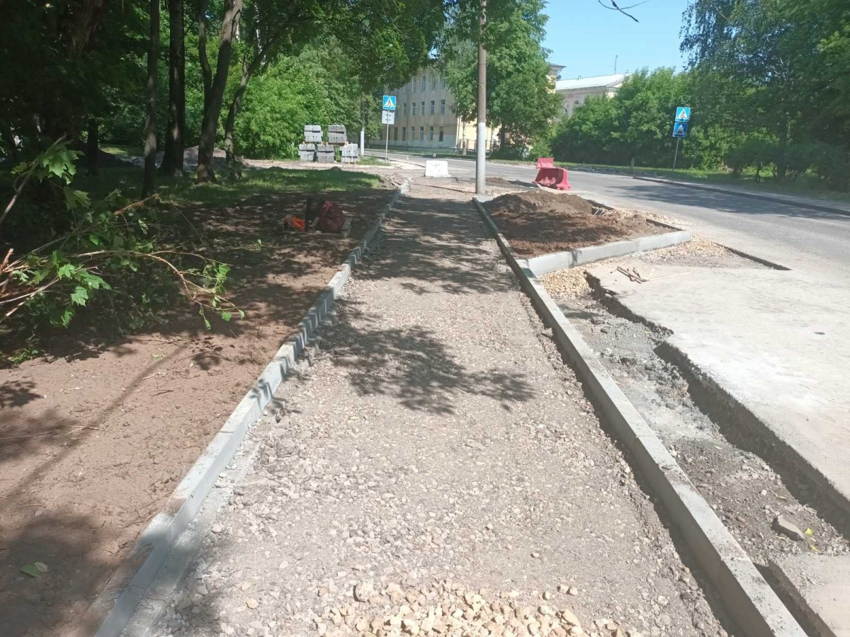В Нижнем Новгороде началась подготовка к ремонту дороги на улице Ванеева