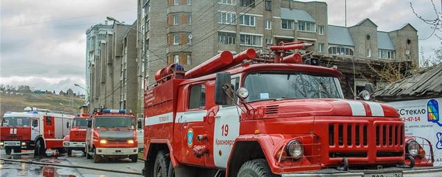 В центре Красноярска произошел пожар в одном из старейших ресторанов города