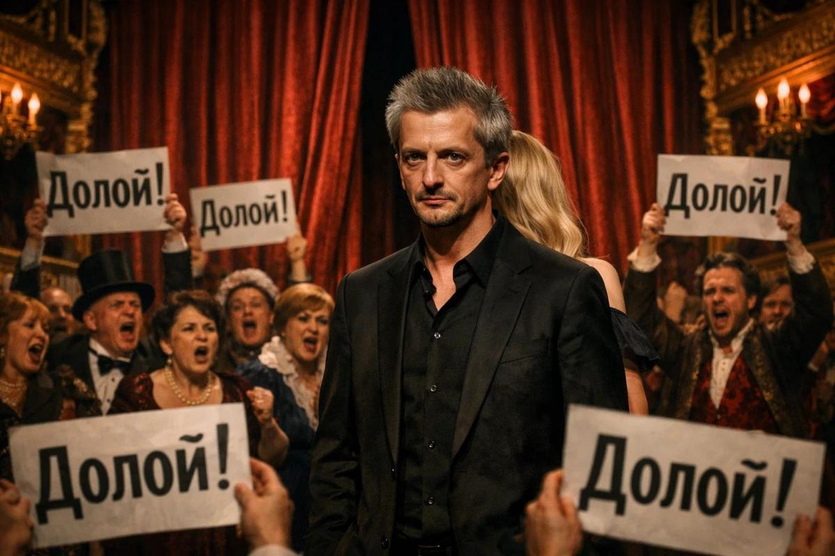 Взбунтовались всем МХАТом. Артисты требуют голову Богомолова. Поможет ли жена с её связями?