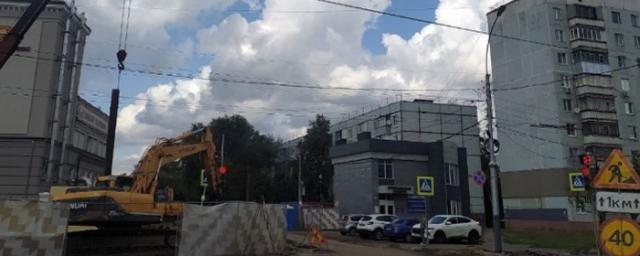 В Тамбове ремонт коллектора на Подвойского завершат до 12 сентября