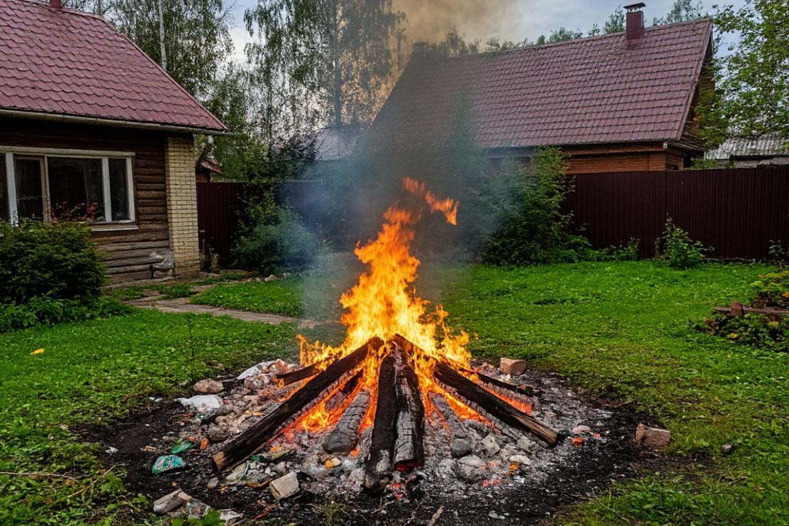 «Огонь, деньги и два костра»: дачникам разъяснили, как не сжечь участок и 50 тысяч рублей