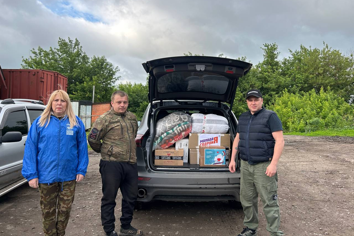 Волонтеры из Котельников передали очередную партию гуманитарной помощи военнослужащим в Курскую область