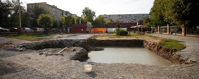 В Туле оборудуют новый сквер на улице Октябрьская