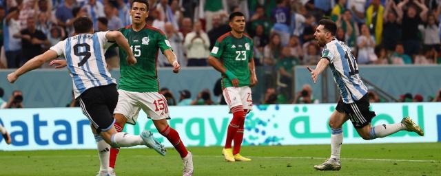 Гол Месси помог Аргентине обыграть Мексику в матче ЧМ-2022