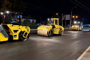 Мэр Руслан Болотов: В Иркутске закончили асфальтирование проезжей части на улице Сергеева, объект проходит независимую экспертизу