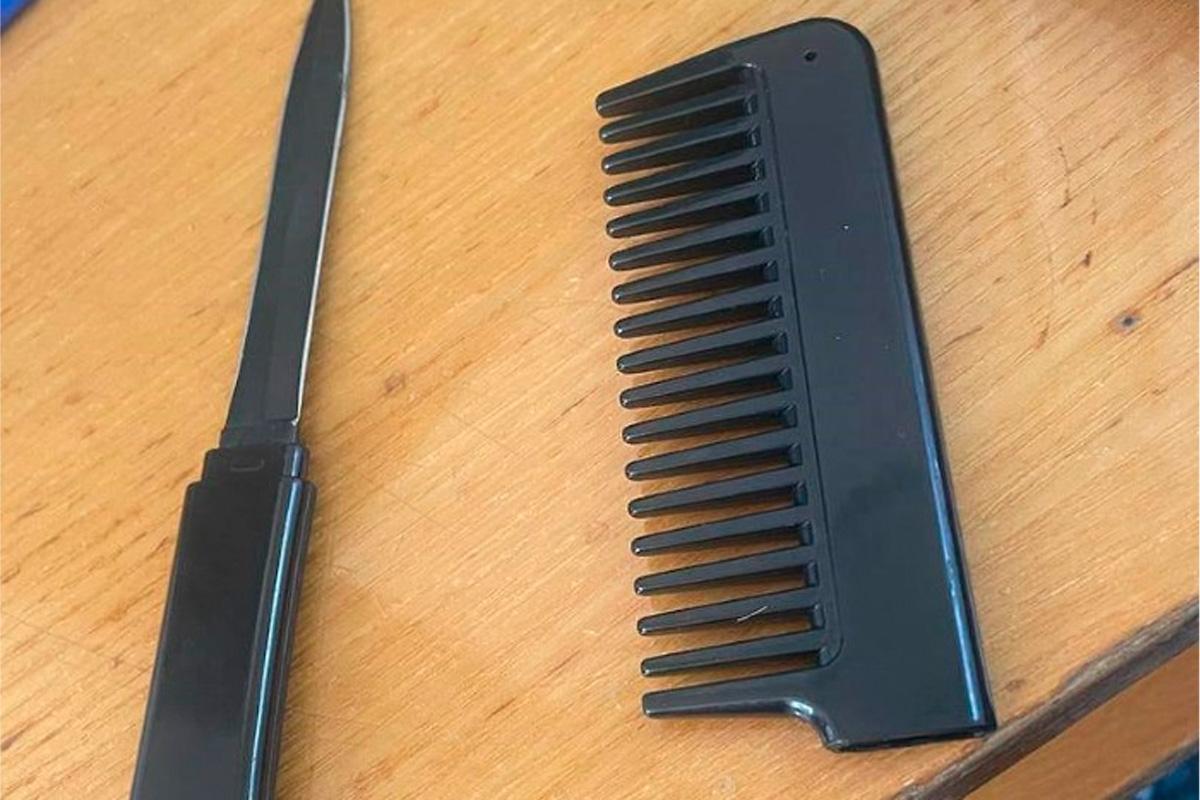 Необычную расческу изъяли у посетительницы суда в Сочи