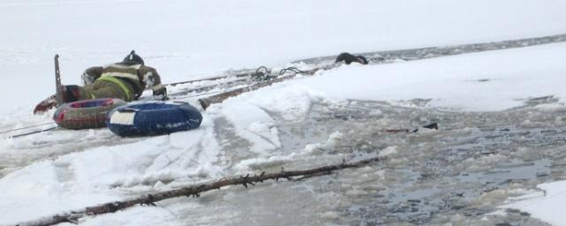 В Удмуртии спасли провалившегося под лед рыбака