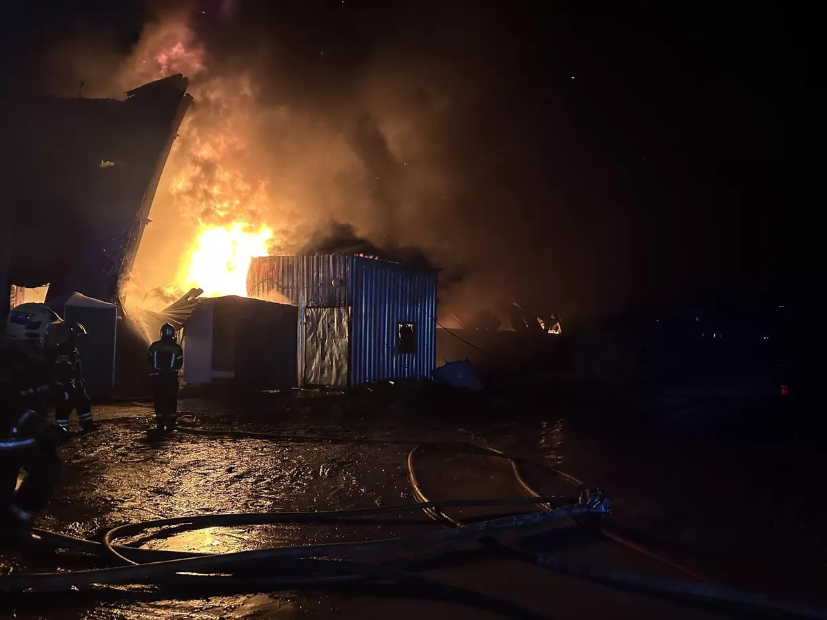 В Подмосковье выясняются причины двух крупных возгораний на промышленных объектах