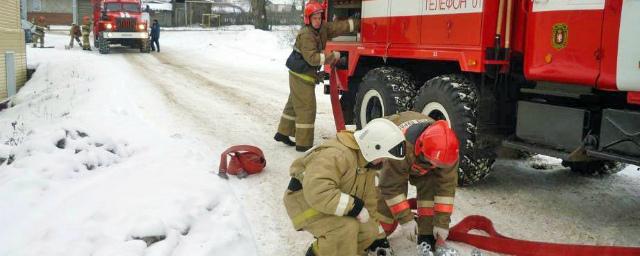 В Инзе загорелся частный дом