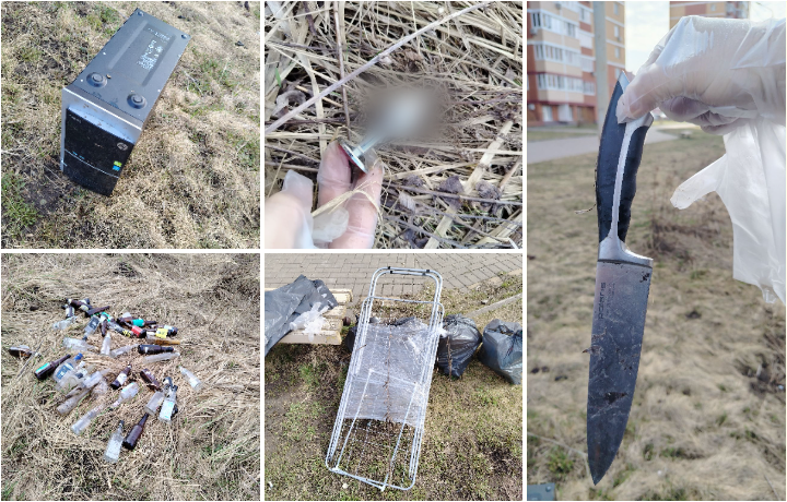 Горы бутылок и секс-игрушки: весенняя Тула увязла в грязи