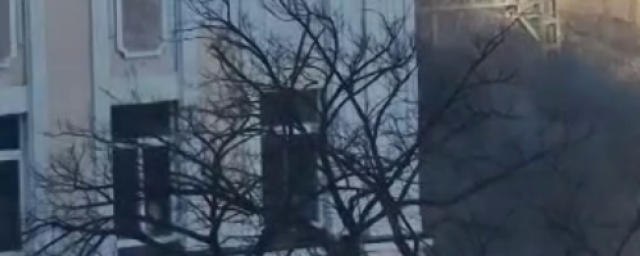 В центре Владивостока на улице Светланской произошёл пожар