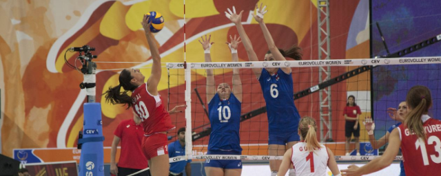 Сборная России по волейболу проиграла Турции в четвертьфинале ЧЕ