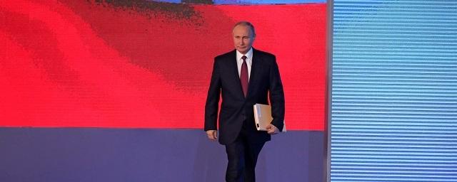 Телевидение закладывает один час на послание Путина Федеральному собранию