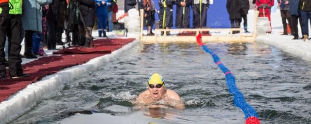 Соревнования по холодовому плаванию прошли на Сахалине