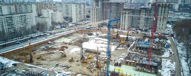 В Можайском районе Москвы начали строить жилой дом