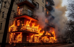 Второй пожар за два года: что известно о доме на Стачек, который полыхал в Ярославле