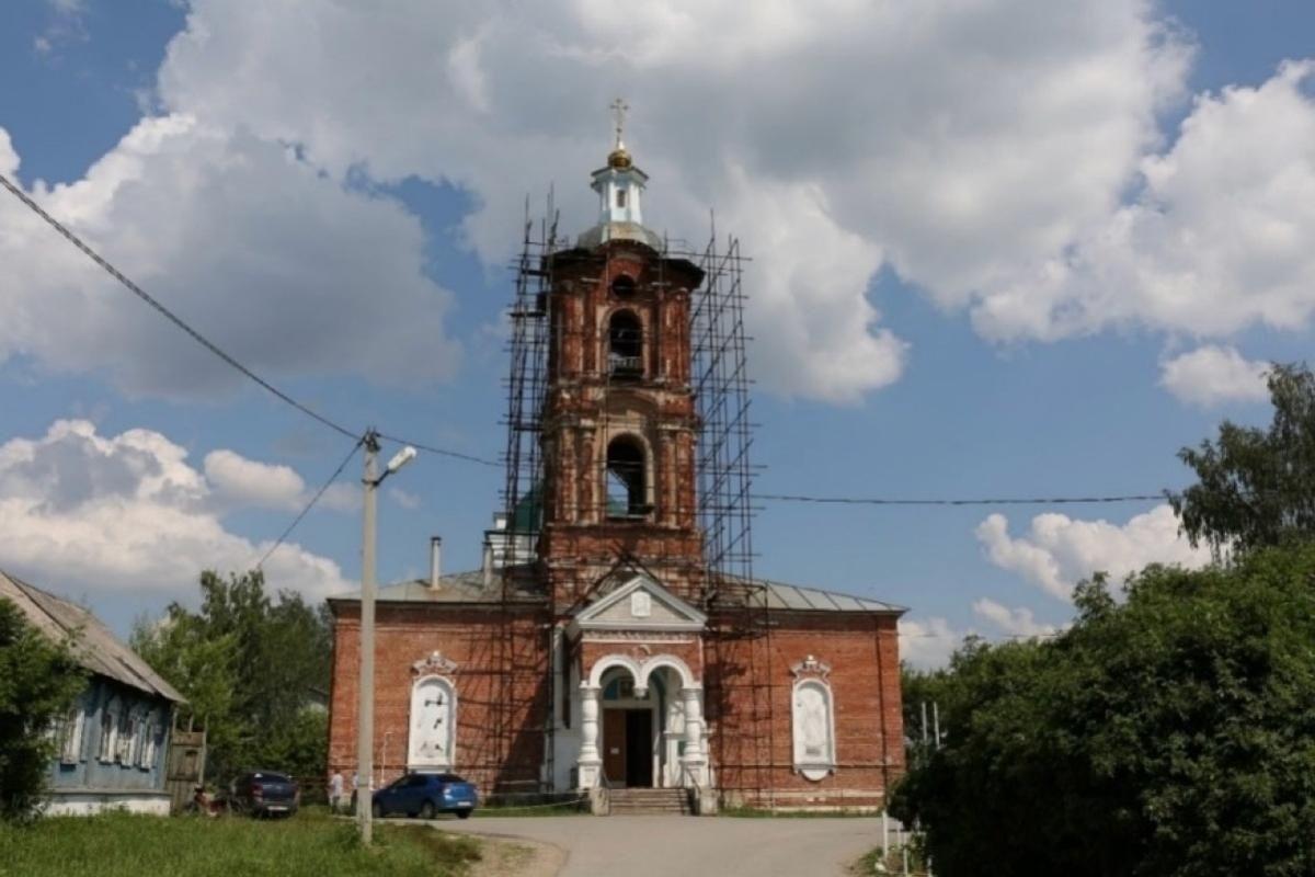 Из Федерального бюджета выделили средства на реставрацию Сретенской церкви в Рязанской области