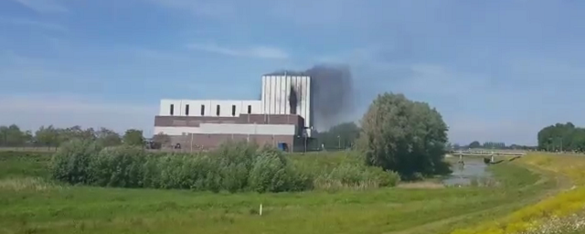 В Нидерландах на бывшей АЭС произошел крупный пожар