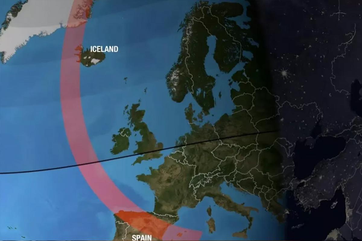 NASA в прямом эфире нанесло Крым на карту как российский: полуостров отделили государственной границей