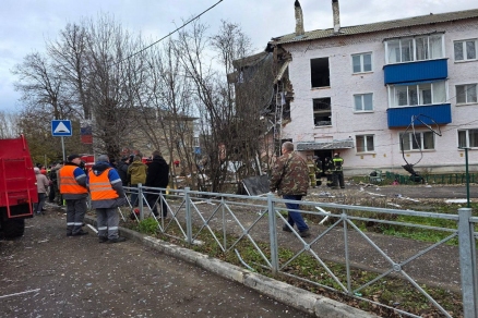 В Куркино Тульской области произошел взрыв газа в МКД