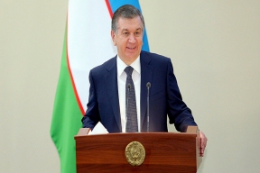 Президент Узбекистана приехал в Сырдарьинскую область