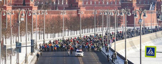 11 февраля в Москве пройдет III зимний велопарад