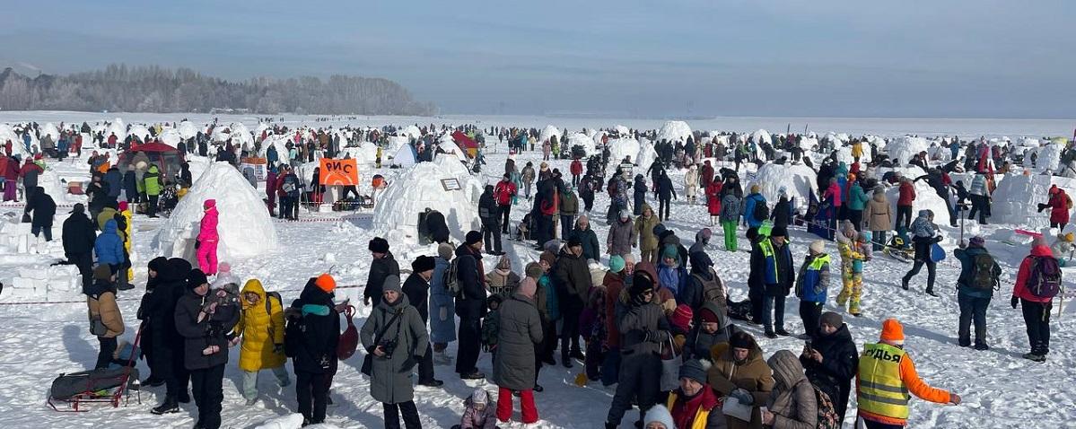На Обском море в Новосибирске запланирован традиционный фестиваль иглу, сибиряки познают прелесть хижин из снега