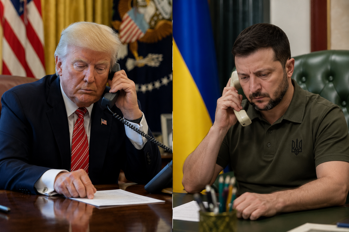 «Юбилей и глобальные обещания»: что на самом деле обсуждали Трамп и Зеленский за полчаса закрытого звонка