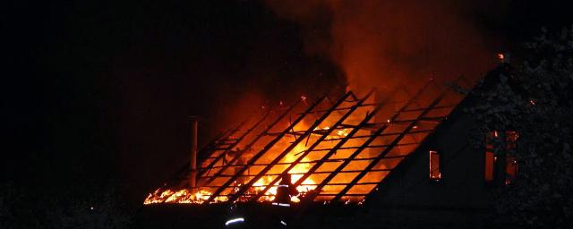 Во Владикавказе в частном доме произошел пожар, есть пострадавший