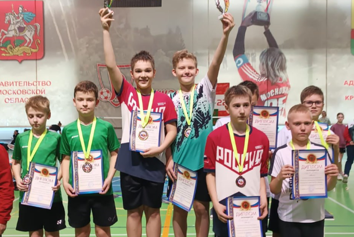 Воспитанники «СШ «Красноармейск» из Городского округа Пушкинский завоевали 35 медалей на турнире по бадминтону