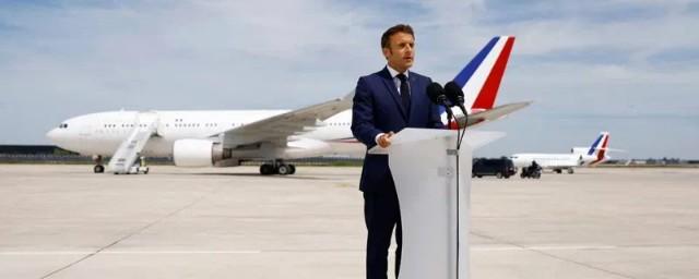 Президент Франции Макрон прибыл в США с официальным визитом