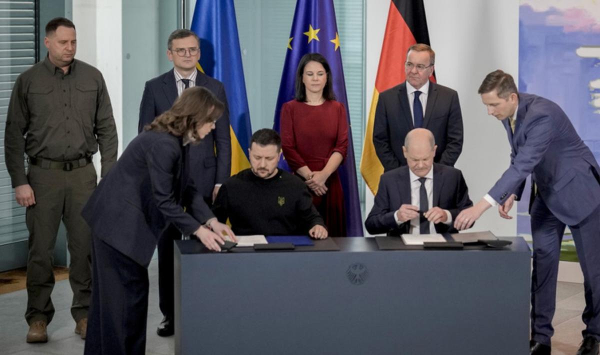 Соглашение о взаимных «гарантиях безопасности» подписали лидеры Украины и Германии