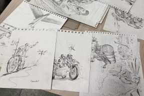 Графические работы участника СВО представит Астраханская картинная галерея